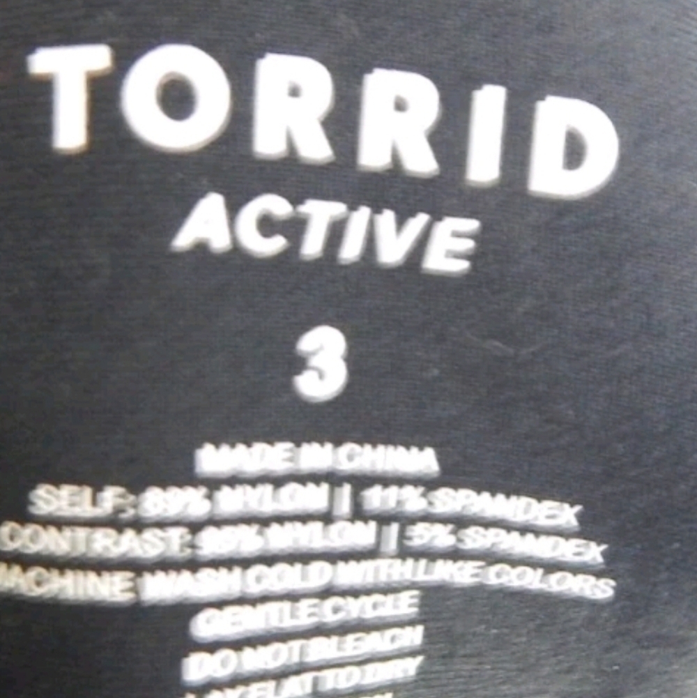 Torrid Active Floral Racerback Support Tank Top - Picture 4 of 5